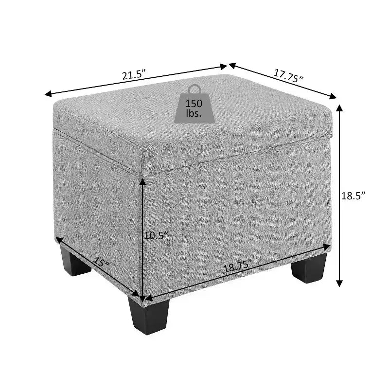 HomeStock Madison Storage Ottoman