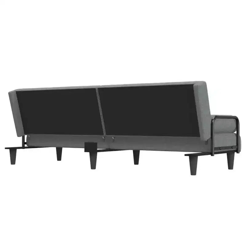 vidaXL Sleeper Sofa with Armrests Sofa Couch Recliner Chair Loveseat Fabric