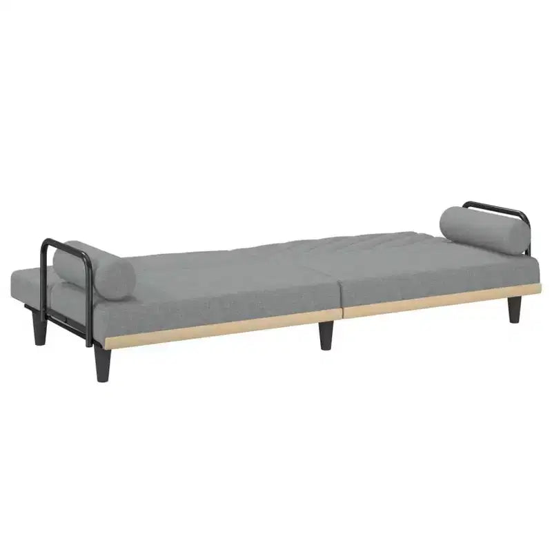 vidaXL Sleeper Sofa with Armrests Sofa Couch Recliner Chair Loveseat Fabric