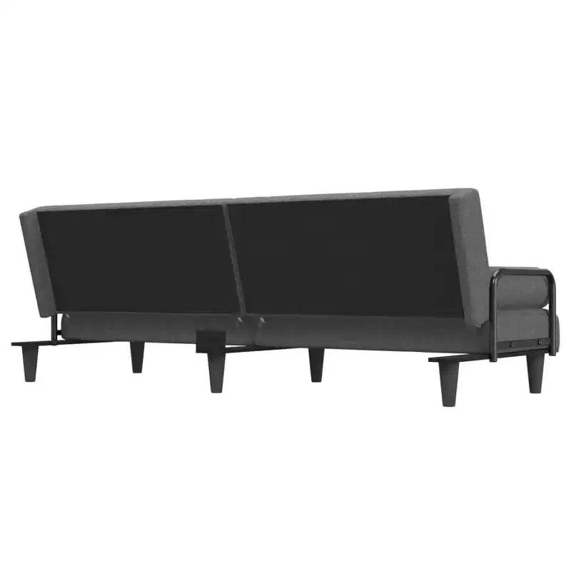 vidaXL Sleeper Sofa with Armrests Sofa Couch Recliner Chair Loveseat Fabric