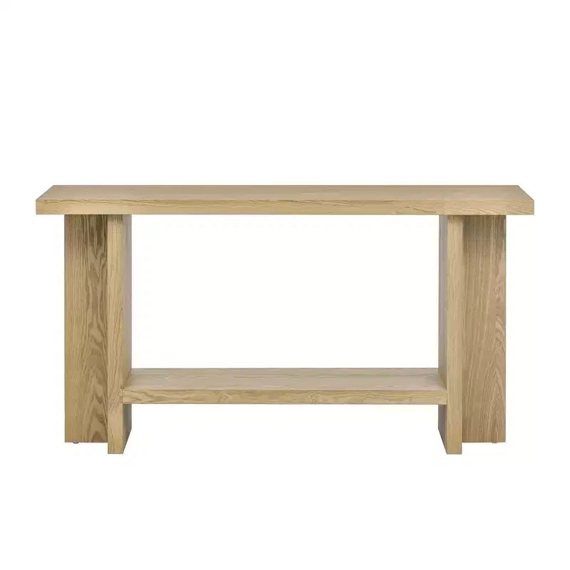 Console Tables For Entryway, Large Sofa Table Behind Couch Wooden Console Sofa Tables With T-shaped Design Legs For Living Room, Foyer