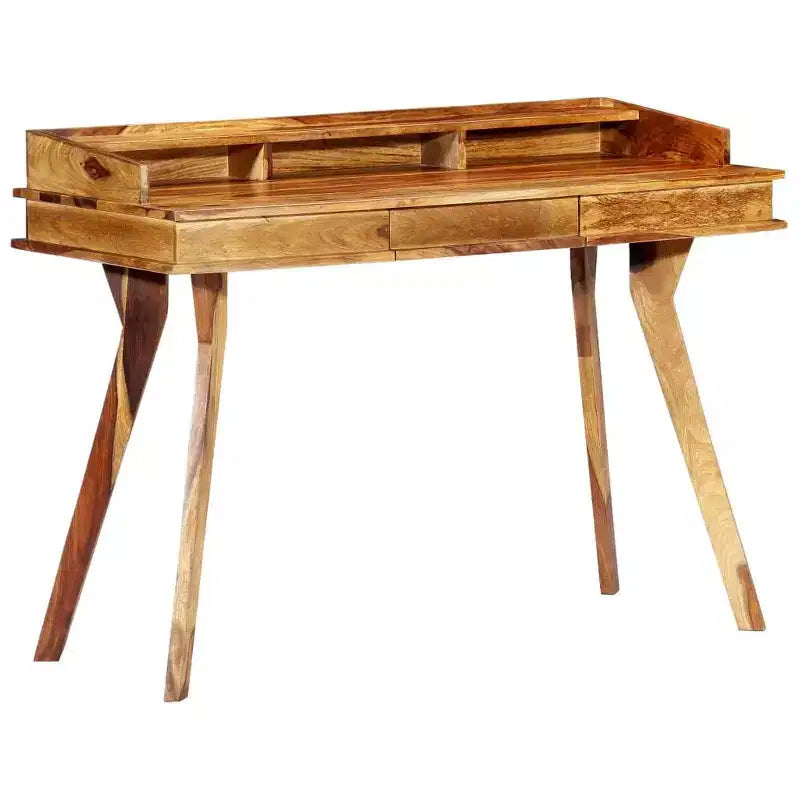 vidaXL Writing Desk 45.3x19.7x33.5 Solid Acacia Wood
