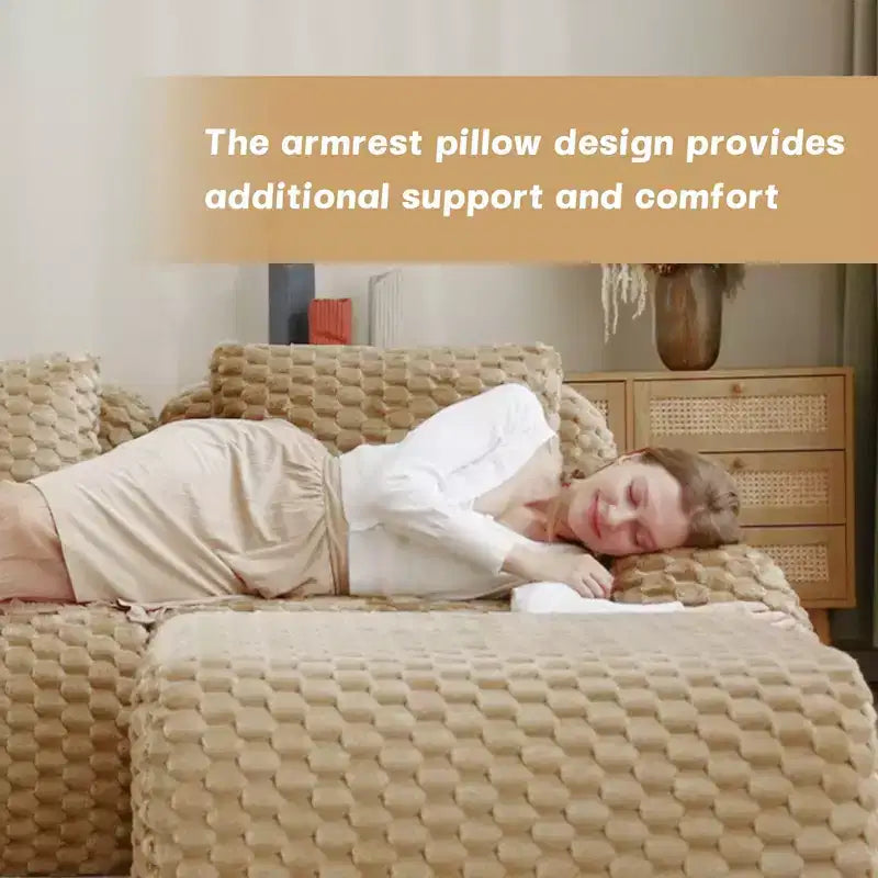 146 Modern U-Shaped Modular Sectional Sofa for Living Room,Flannelette Fabric,Oversized 4-Seater Couch,boneless sofa