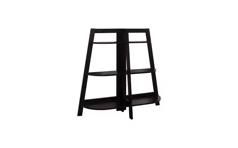 TUYOHW 3-Tier Modern Ladder Bookshelves,Open Bookshelf,Wood Shelf Book Racks,Bookcases for Small Space,Living Room,Bedroom,Office