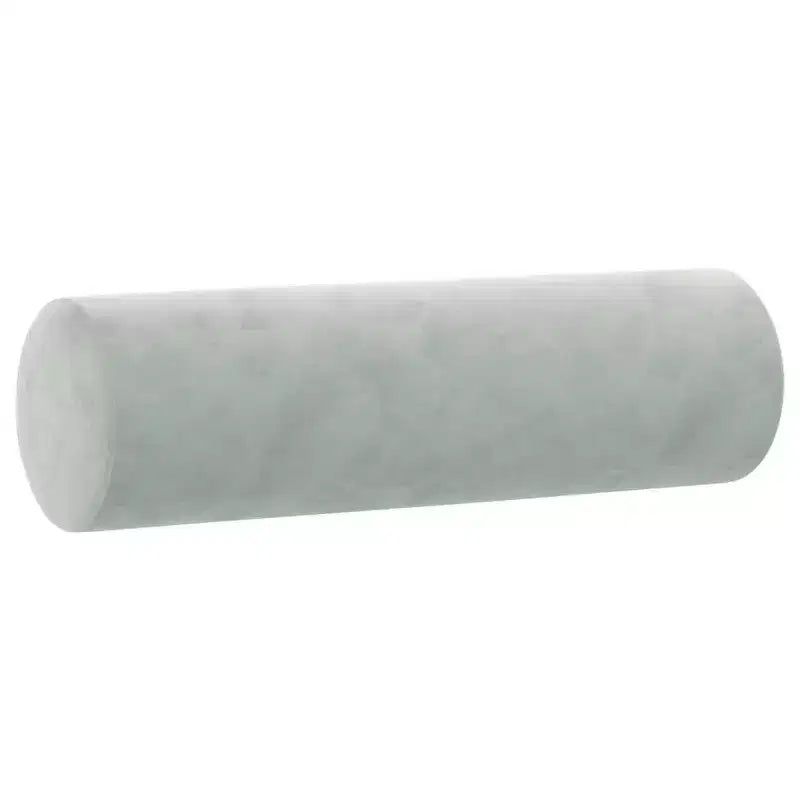vidaXL 3-Seater Sofa with Throw Pillows Light Gray 70.9 Velvet