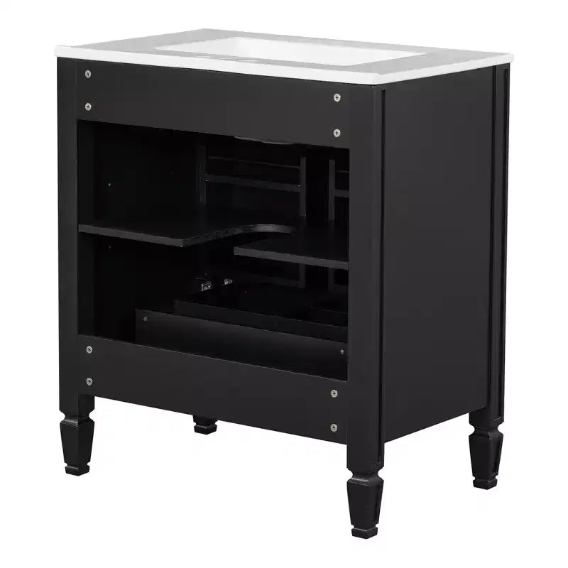 30 Bathroom Vanity Sink Combo, Bathroom storage Cabinet with Drawer and Door Shelf, Single Sink Bathroom Vanity