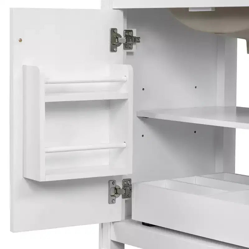 30 Bathroom Vanity Sink Combo, Bathroom storage Cabinet with Drawer and Door Shelf, Single Sink Bathroom Vanity