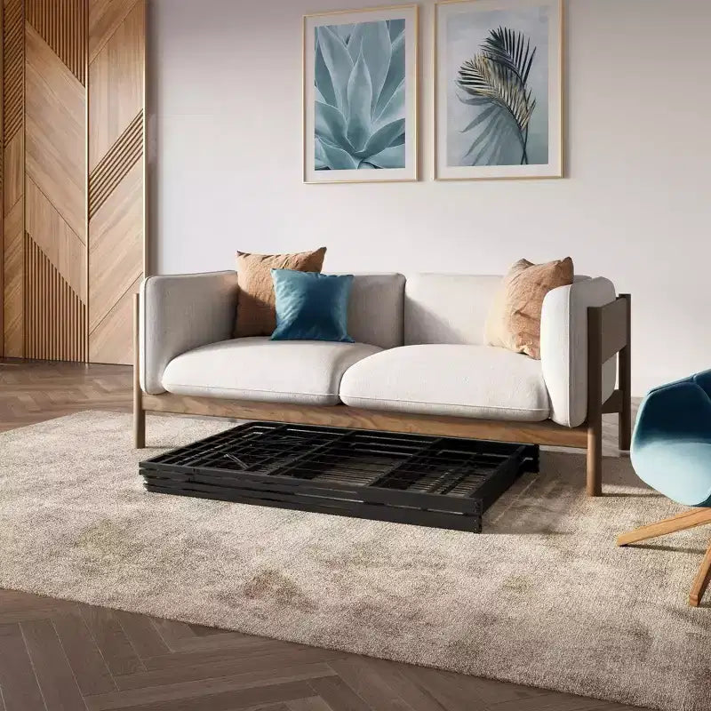 Boyd Sleep 14 Metal Platform Bed Frame with No-Tool Assembly, Textured Anti-Slip Surface