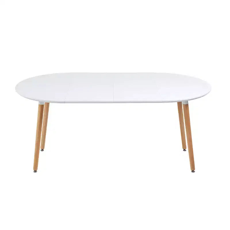 Table à manger extensible avec pieds en bois et plateau en MDF