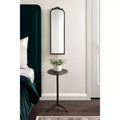 Miroir arche traditionnel, noir, 9x32