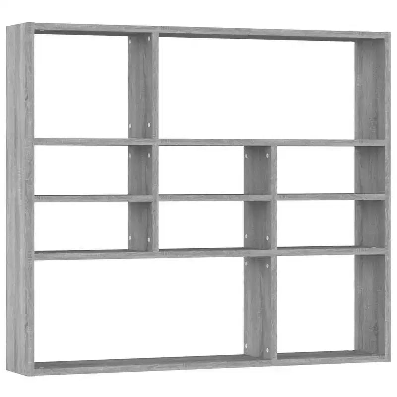 Wall Shelf Concrete Grey Engineered Wood Medium Wall Mounted