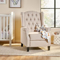 Push Back Recliner with Wingback, Modern and cozy recliner chair