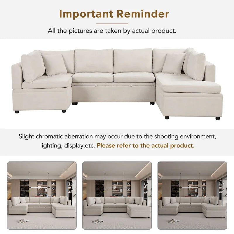 Power Recliner Corner Sofa Reclining Sofa Sectional Couches with Cup Holders, USB Ports and Power Socket for Living Room