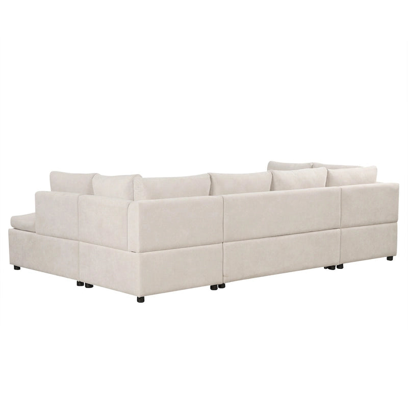 Power Recliner Corner Sofa Reclining Sofa Sectional Couches with Cup Holders, USB Ports and Power Socket for Living Room