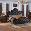 Furniture of America Eugene Traditionelles 3-teiliges Schlafzimmer-Set aus Massivholz mit Paneelen