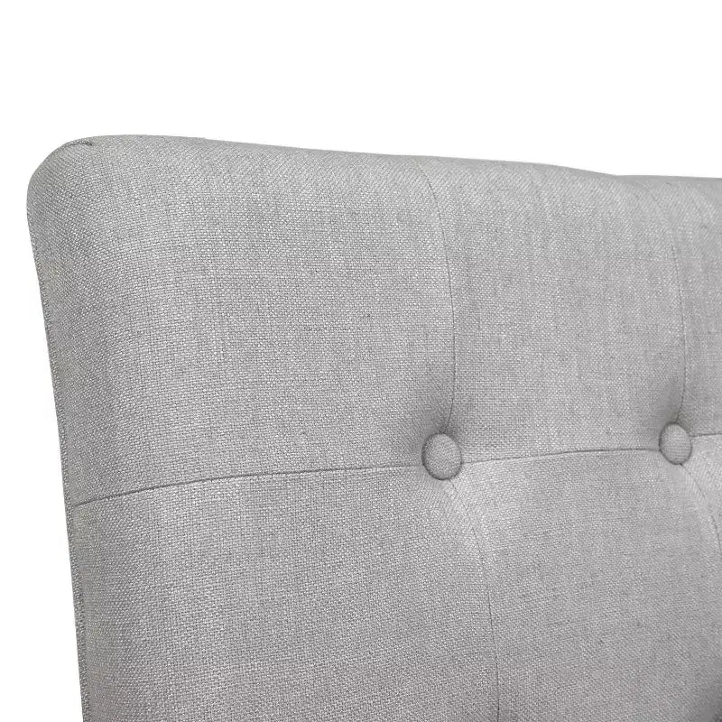 Set of 2 Pritzker Transitional Counter Height Barstools Antique White: Nailhead, Linen Upholstery - HOMES: Inside + Out