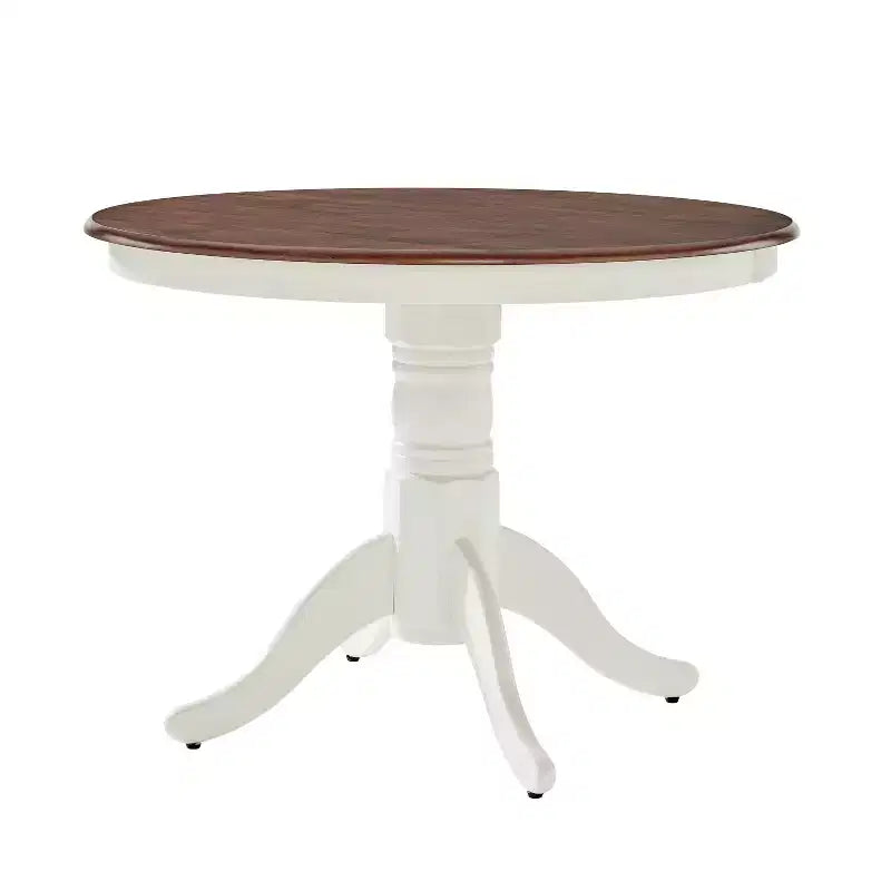 Shelby Round Dining Table Distressed White - Crosley