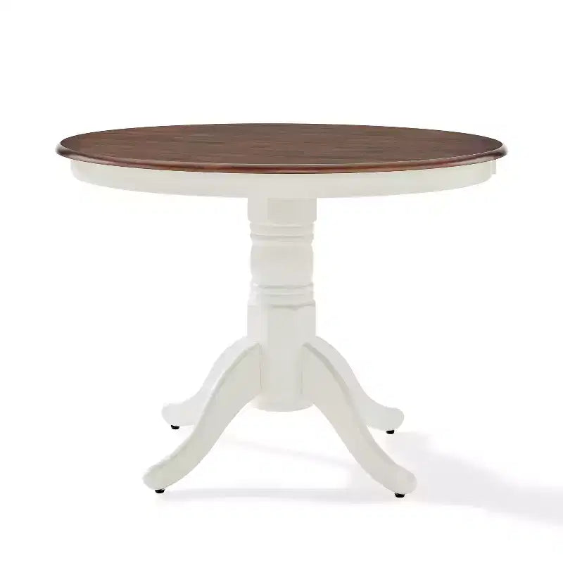 Shelby Round Dining Table Distressed White - Crosley