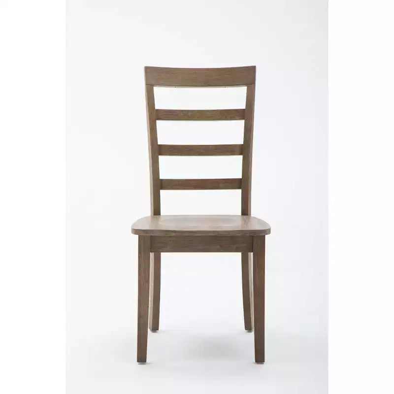 3pc Boulder Extendable Dining Table Set Wire Brush Barnwood Brown - Boraam: Modern Square Drop Leaf, Seats up to 4