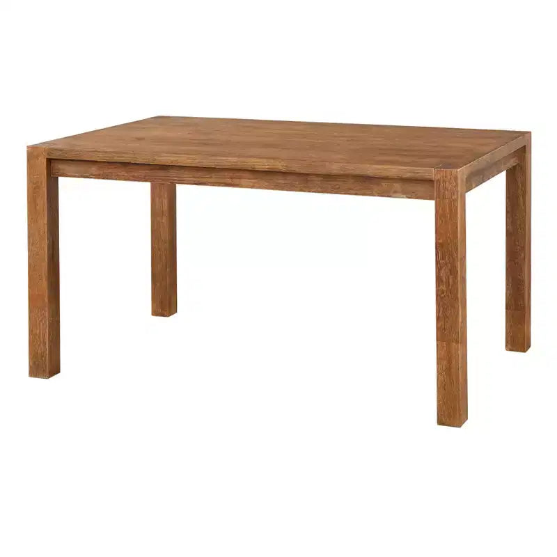 Buylateral 3pc Verdon Modern Farmhouse Dining Set with Bench Driftwood
