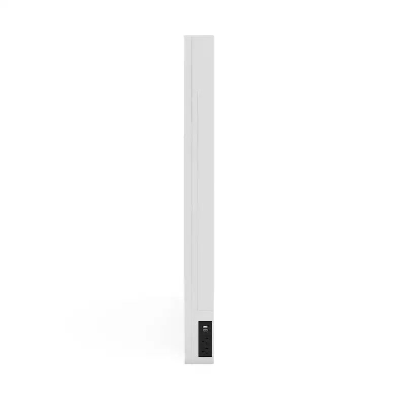 Grayde Contemporary Mirror with Led Light and USB Plug Luminous White - HOMES: Inside + Out