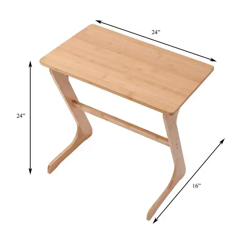 Cambridge Convenient Multi Functional Bamboo Desk Laptop Table - Proman Products