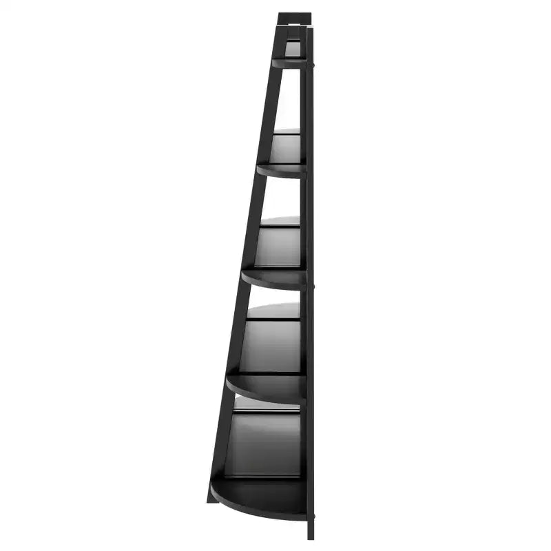 Winsome 3pc 58.03" Adam Shelving Set Black: Transitional Style, Wood Composite, 15 Shelves, Assembly Tools Provided