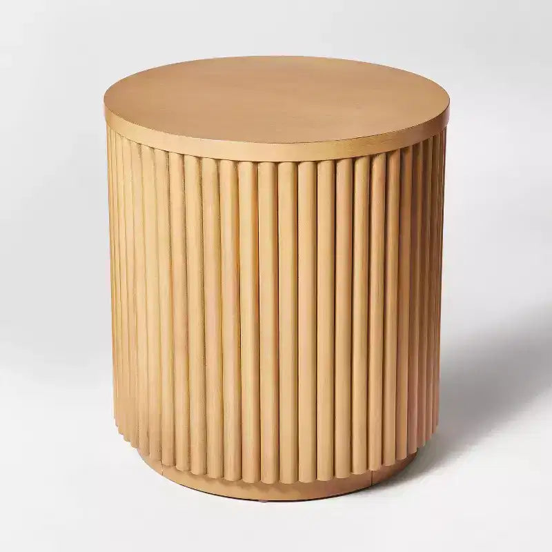 Dowel Side Table Natural - Threshold™ designed with Studio McGee Fully Assembled