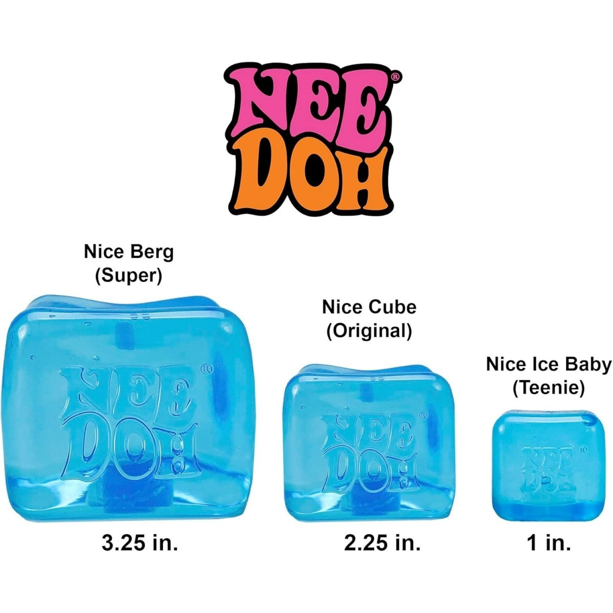 NeeDoh Nice Berg – Riesen-Quetschwürfel