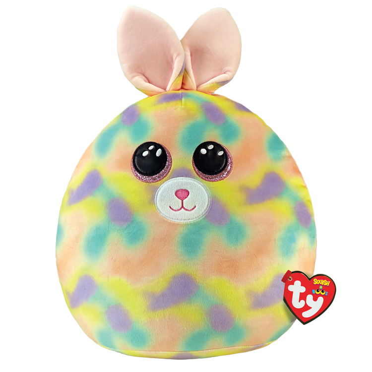 Lapin pastel de Pâques à fourrure