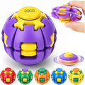 Jouet à presser sensoriel Fidget Balle anti-stress à presser pour faire tourner