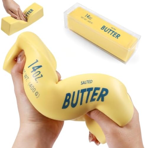 Jouet anti-stress à montée lente Squishy au beurre géant 14 oz