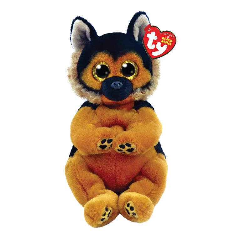 TY Beanie Plush Dog – Jouet en peluche berger allemand (peluche douce)