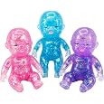 Natasha Baby Squishy Transparent Glitter Maltose Sensoriel Fidget Toy 3Pcs