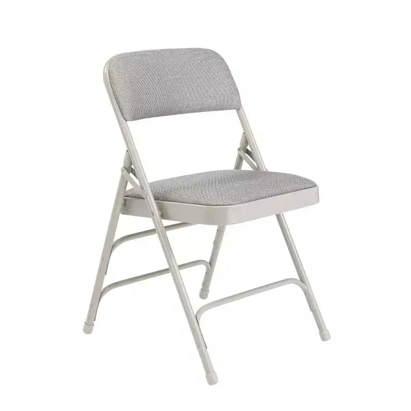 Set of 4 Deluxe Fabric Padded Triple Brace Folding Chairs - Hampden Furnishings