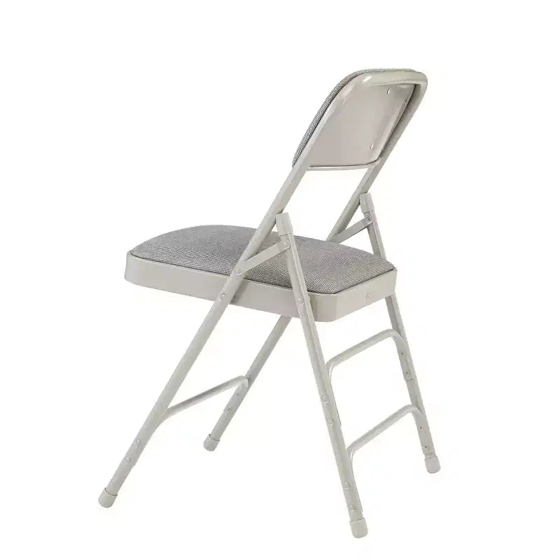 Set of 4 Deluxe Fabric Padded Triple Brace Folding Chairs - Hampden Furnishings
