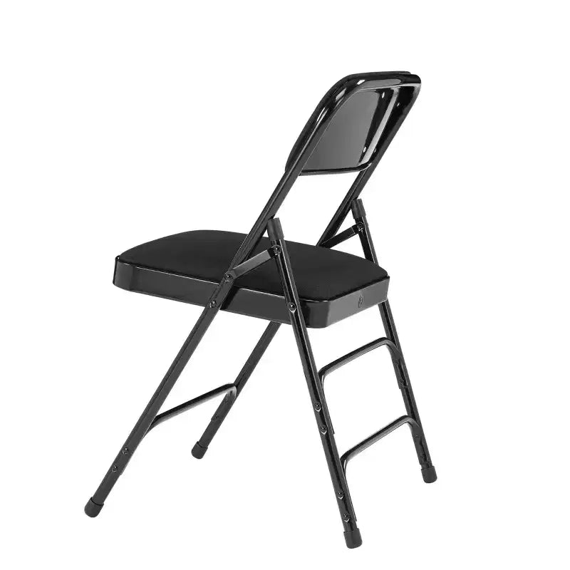 Set of 4 Deluxe Fabric Padded Triple Brace Folding Chairs - Hampden Furnishings