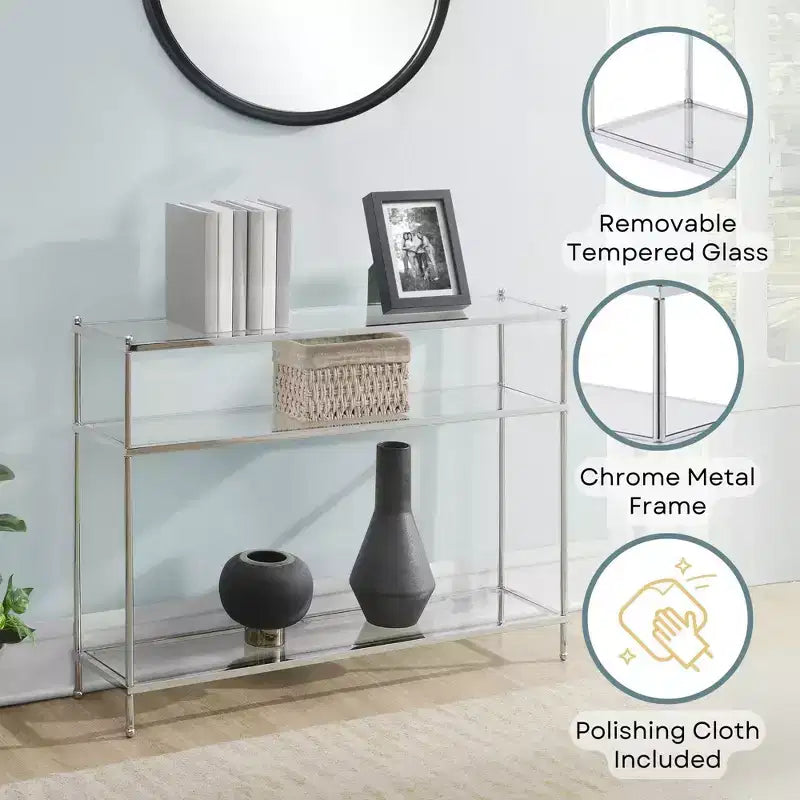 Royal Crest Console Table - Johar Furniture
