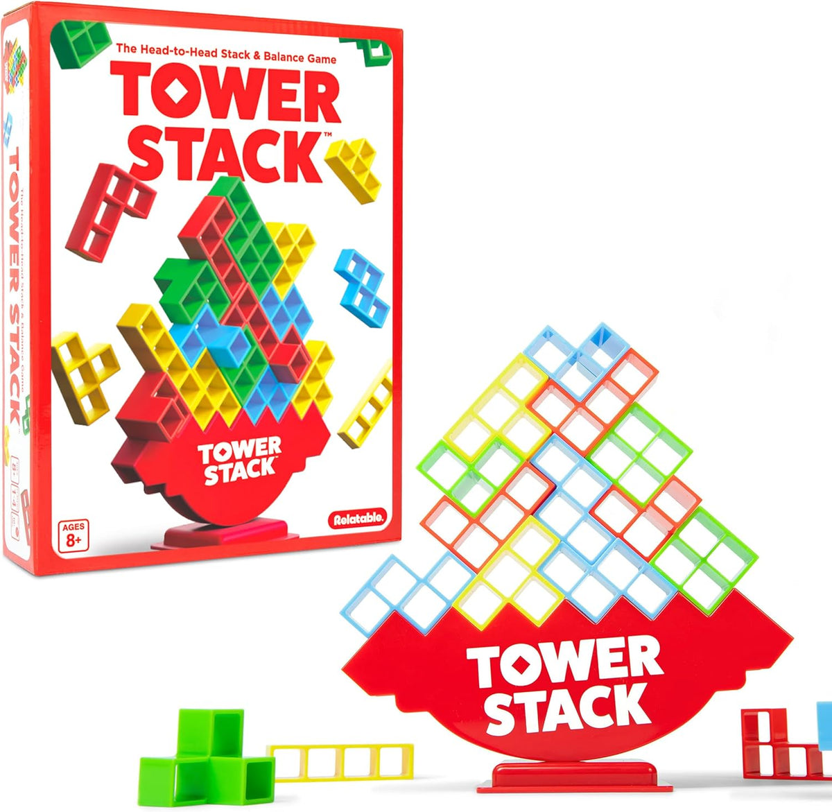 Jeu de construction et d'empilage familial Tower Stack