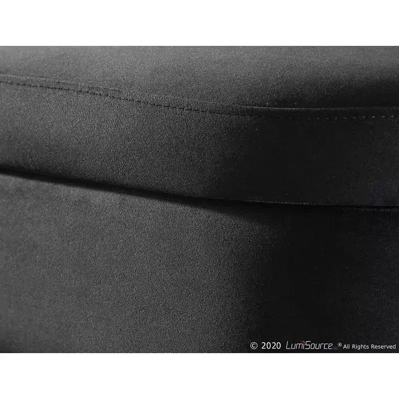 48 Chloe Contemporary Upholstered Storage Bench - LumiSource
