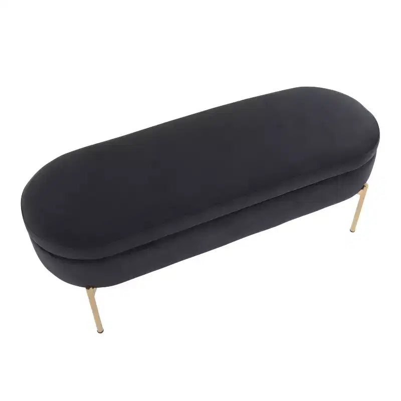 48 Chloe Contemporary Upholstered Storage Bench - LumiSource