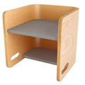 ECR4Kids Bentwood Multipurpose Toddler Cube Chair, Montessori Furniture