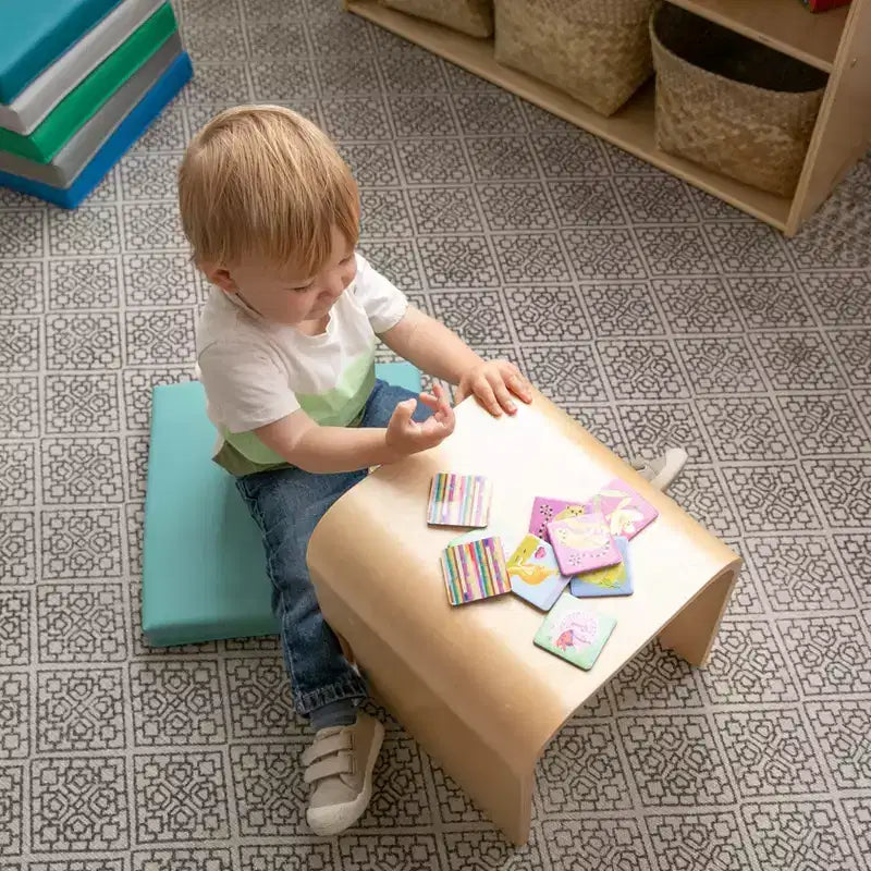 ECR4Kids Bentwood Multipurpose Toddler Cube Chair, Montessori Furniture Furniture
