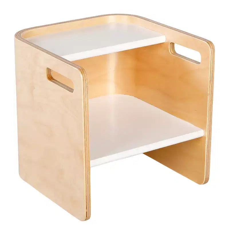 ECR4Kids Bentwood Multipurpose Toddler Cube Chair, Montessori Furniture