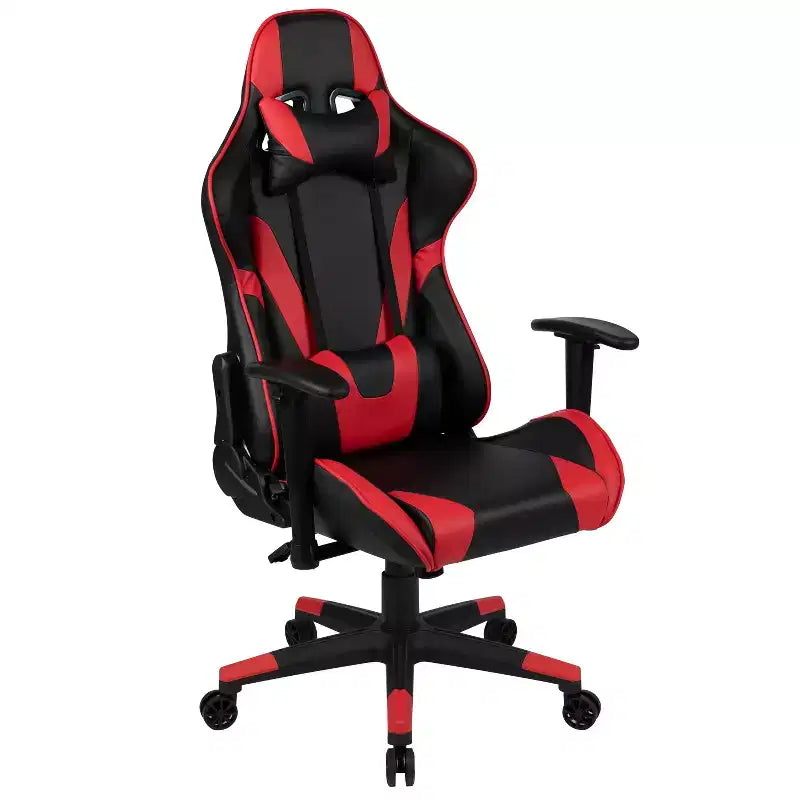 Flash Furniture Gaming Desk and Reclining Gaming Chair Set with Cup Holder and Headphone Hook