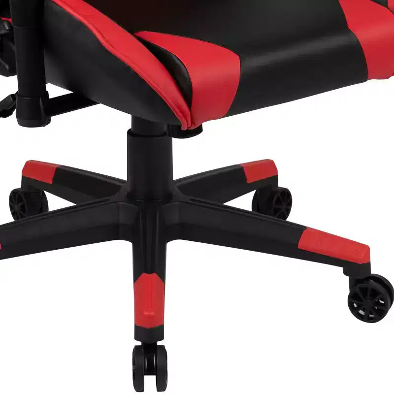 Flash Furniture Gaming Desk and Reclining Gaming Chair Set with Cup Holder and Headphone Hook