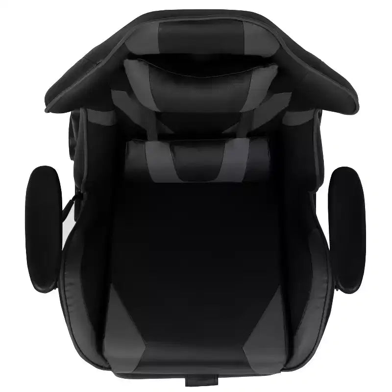 Flash Furniture X30 Gaming Chair Racing Office Ergonomic Computer Chair with Fully Reclining Back and Slide-Out Footrest in Red LeatherSoft