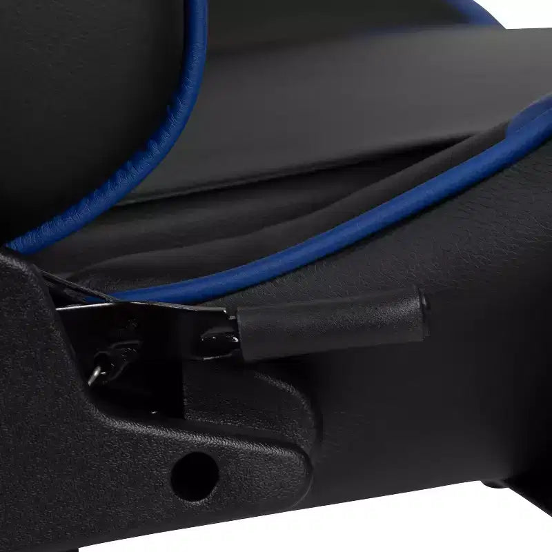 Flash Furniture X30 Gaming Chair Racing Office Ergonomic Computer Chair with Fully Reclining Back and Slide-Out Footrest in Red LeatherSoft