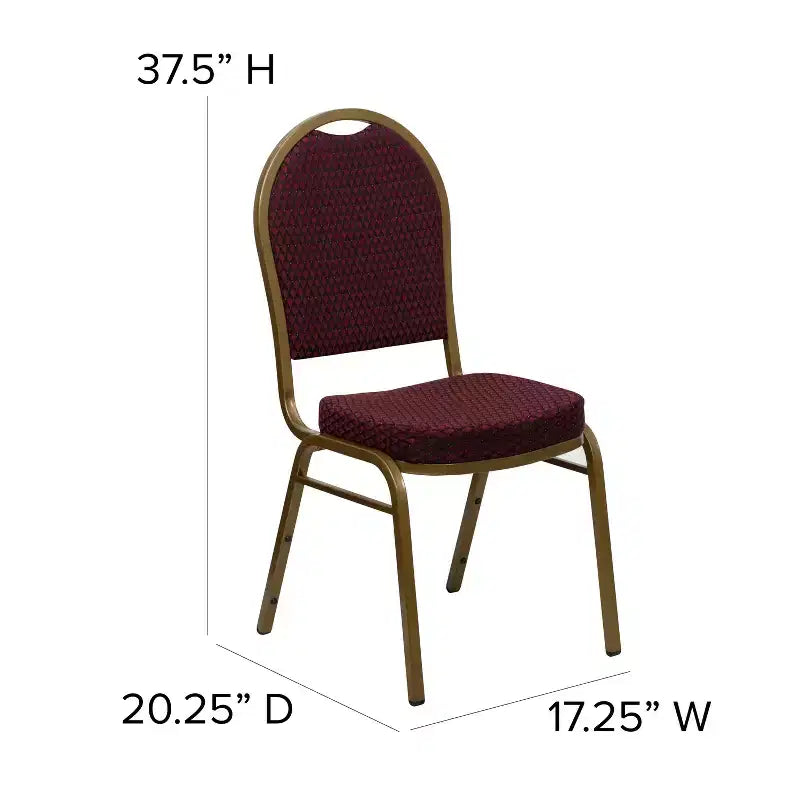 Flash Furniture HERCULES Series Dome Back Stacking Banquet Chair