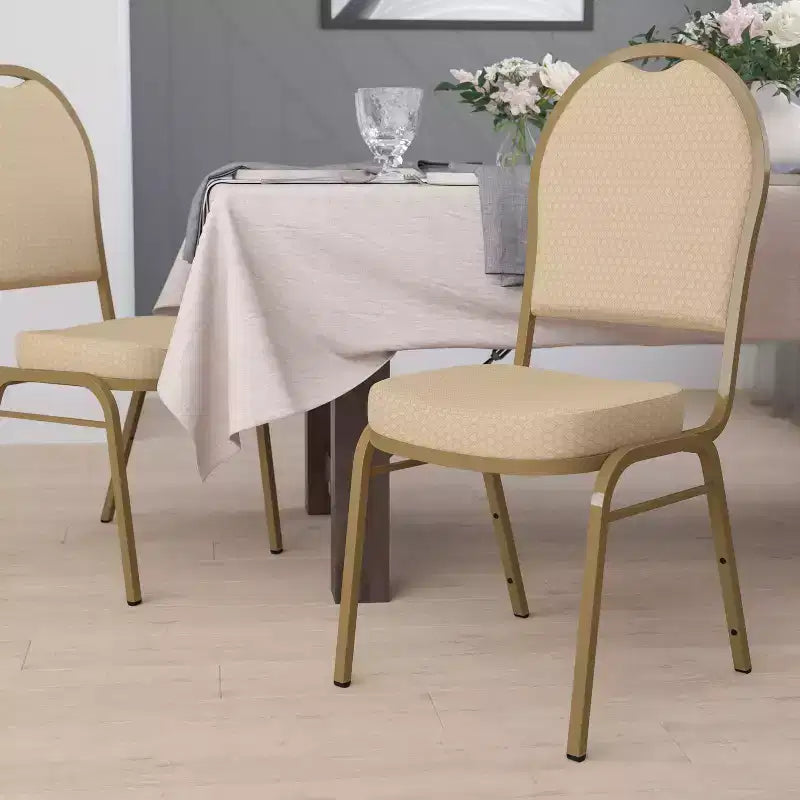 Flash Furniture HERCULES Series Dome Back Stacking Banquet Chair